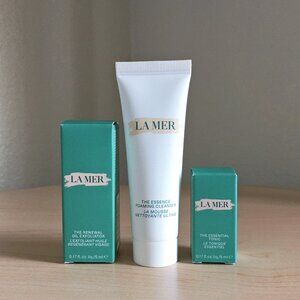La Mer Exfoliator + Foaming Cleanser + Tonic Bundle